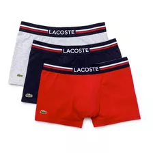 Boxer Lacoste Iconic Cotton Strech Pack X3