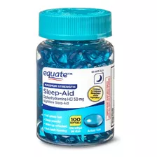Equate Sleep Aid 50mg-100 Gels