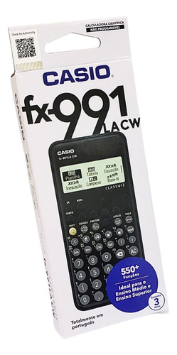 Casio fx-991 LAX Notação científica