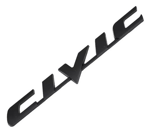 Emblema Letras Civic Honda 17 Cm / 1.8 Cm Foto 3