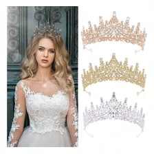 Corona Diadema Tiara Moda Reinas Princesas Quinceañera 