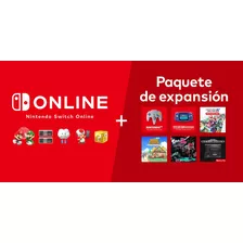 Membresia Nintendo Switch Online + Paquet Expansión 12 Meses