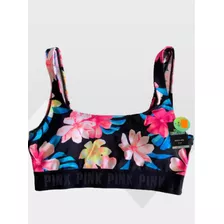 Top Sport Gym Victorias Secret Pink Floreado