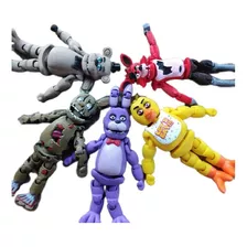 Combo X4 Muñecos Articulados Five Nights At Freddy Fnaf 