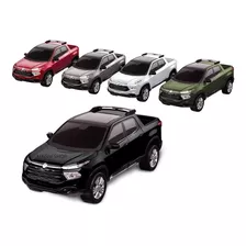 Carrinho Fiat Toro Metalizada 38cm Miniatura - Roma 