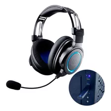 Headset Gamer Audio-technica Premium Ath-g1wl Wireless Pc Ma Cor Preto Cor Da Luz Branco