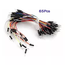 Set Kit 65 Cables Jumpers Para Protoboard Diferentes Tamaños