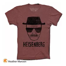 Heisenberg Breaking Bad Playera Distressed Vintage Look