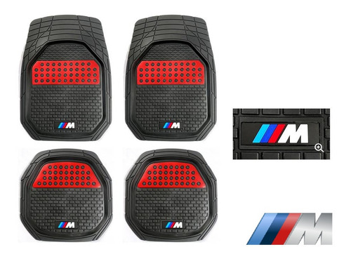 Tapetes 4pz Charola 3d Logo Bmw M-series 120i 2009 A 2020 Foto 7