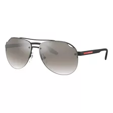 Lentes De Sol Prada Linea Rosa Sps52v 1bo5o0 Gris Espejeado