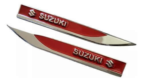 Emblemas Espadines Rojos Adheribles Suzuki Swift 2015 Foto 7