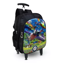 Bolsa Masculina De Rodinha Infantil Pequena Com Estampa