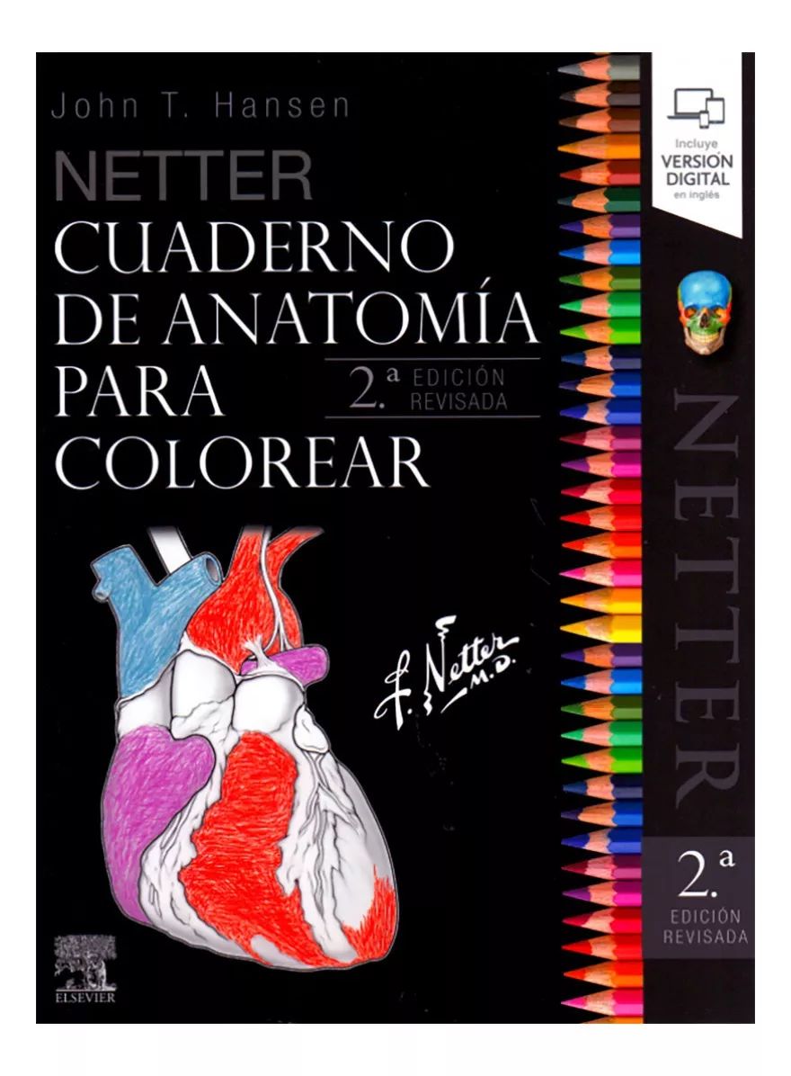 Netter. Cuaderno De Anatomía Para Colorear 2a Revisada!!