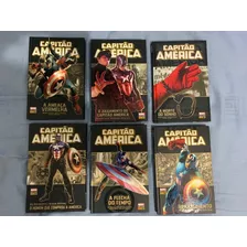 Coleção Capitão América Marvel Deluxe 6 Volumes