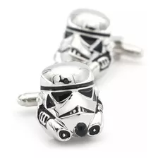 Mancuernillas Star Wars Stormtrooper Plateados Gemelos