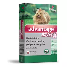 Antipulga E Carrapato Elanco Advantage Max3 0,4ml Caes