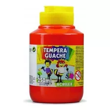 Tempera Guache 250ml Vermelha - Acrilex