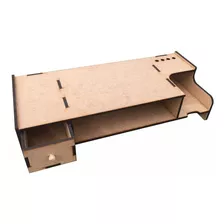 Suporte Para Monitor Mdf Cru 1 Gaveta Cru 1076