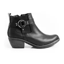 Zapatos Mujer Botas Botitas Texanas Cuero Vacuno Tachas Moda