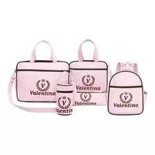 Kit Bolsa Maternidade Bebê Personalizada Com Mochila 5 Pç