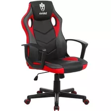 Cadeira Gamer Hunter Evolut Até 120 Kg Vermelho Eg-908