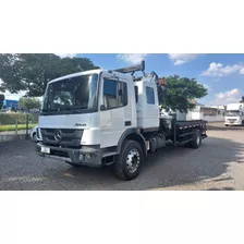 Mercedes Benz Mb Atego 1719 Ano 2017 Munck 15500 Cabine Supl