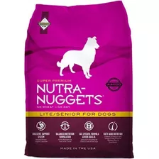 Nutranuggets Perros Lite/senior 15kg