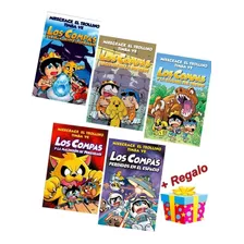 Colección Libros Los Compas 1,2,3,4 Y 5 + Regalo + Envió 