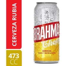 Cerveza Brahma Chopp American Adjunct Lager Lata 473 ml Jec 