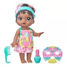 Baby Alive - Boneca Glam Spa - Negra F3566 - Hasbro