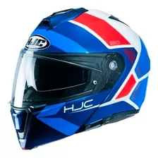 Capacete Hjc I90 Superbike Brasil Moto Gp Psbk Azul Escuro Cor Azul-escuro Desenho Solid Tamanho Do Capacete 56