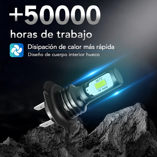 Para Skoda Fabia 1999-2019 H7 60w Luz De La Lmpara Del Faro Foto 6