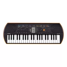 Teclado Musical Casio Mini Sa-76 44 Teclas Negro/naranja