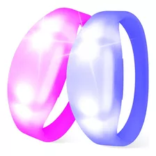 50p Pulseras Led Con App Control Dmx Conciertos Para Eventos