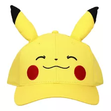 Sombrero Snapback Bioworld Pokémon Pikachu Con Diseño De Car