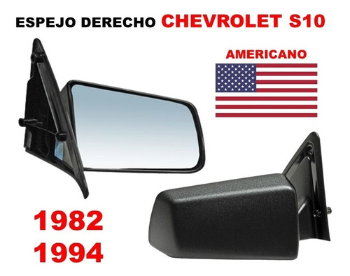 Espejo Chevrolet S10 1982-1994 Lado Derecho Americana Foto 2