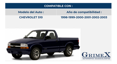 Espejo Chevrolet S10 1998-98-99-00-01-02-2003-03 Der Foto 3