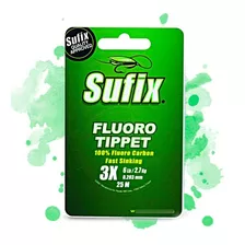 Tippet Fluoro Carbon Sufix 3 X - Pesca Con Mosca - Strikefly