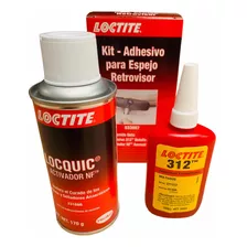 Pegamento Adhesivo Para Espejo Retrovisor Loctite 312 Kit