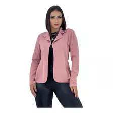 Blazer Feminino Casaquinho Neoprene Terninho Fabrica Moda