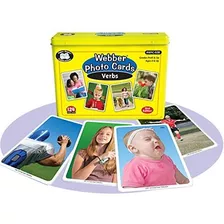 Super Duper Publications Webber Verbs Photo Flash Cards 2nd 