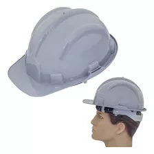 Capacete De Segurança Aba Frontal Epi Obra Cinza Classe A/b