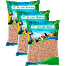 Kit 3 Pacotes De Sementes De Alpiste Para Pássaros - 500g