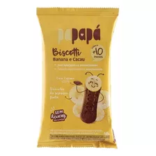 Biscoito Infantil Biscotti Banana E Cacau Papapá 60g