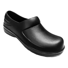 Sapato Para Limpeza Cozinha Confortável Preto Bgx082