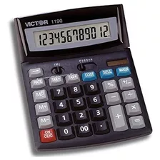 1190 executive Calculadora De Sobremesa, 12 dígitos Lcd, Neg