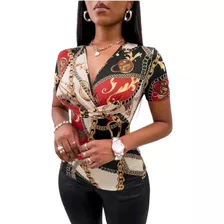 Shein Blusa Estampado Buchon