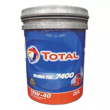 Aceite Total Rubia Tir 7400 15w40 Balde 20 Litros // Ecban