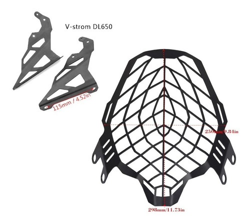 Protector Tor De Faros Para Suzuki V-strom 650 Dl650 Foto 5