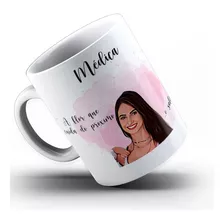 Caneca Profissões Com Caricatura Personalizada Xicara Café 